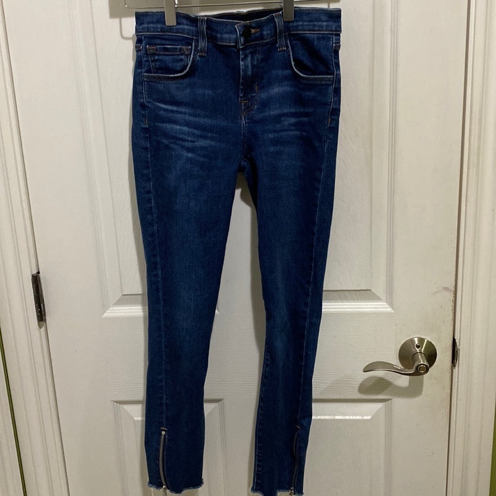 J Brand Ankle Zip Austin Women’s Denim Jeans Size 25 JB002534